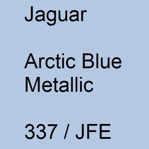 Jaguar, Arctic Blue Metallic, 337 / JFE.